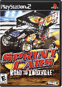 Sprint Cars Road to Knoxville Playstation 2 US box art
